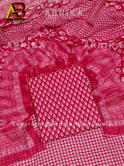 সেলোয়ার প্রিন্টেড Patel থ্রি পিস