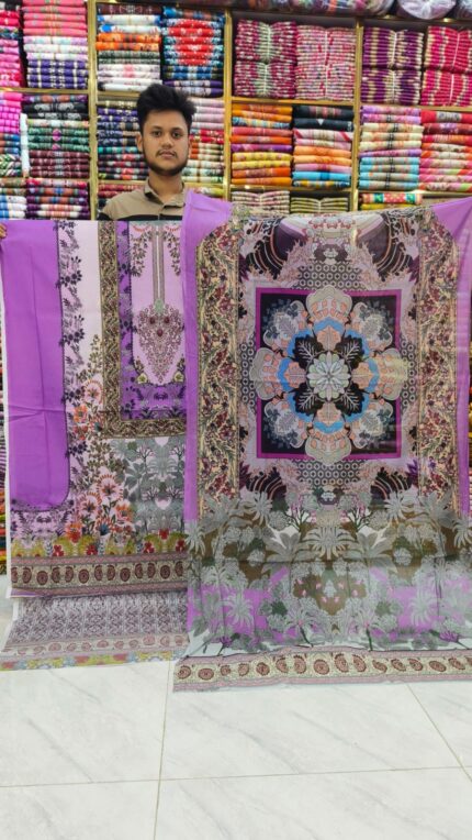 Pakistani inspired Bin Sayeed three pice